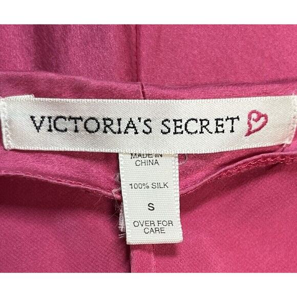 Vintage 90s Y2K Victoria’s Secret Silk Sm Chemise Lingerie Slip Dress Nightgown - Picture 7 of 11